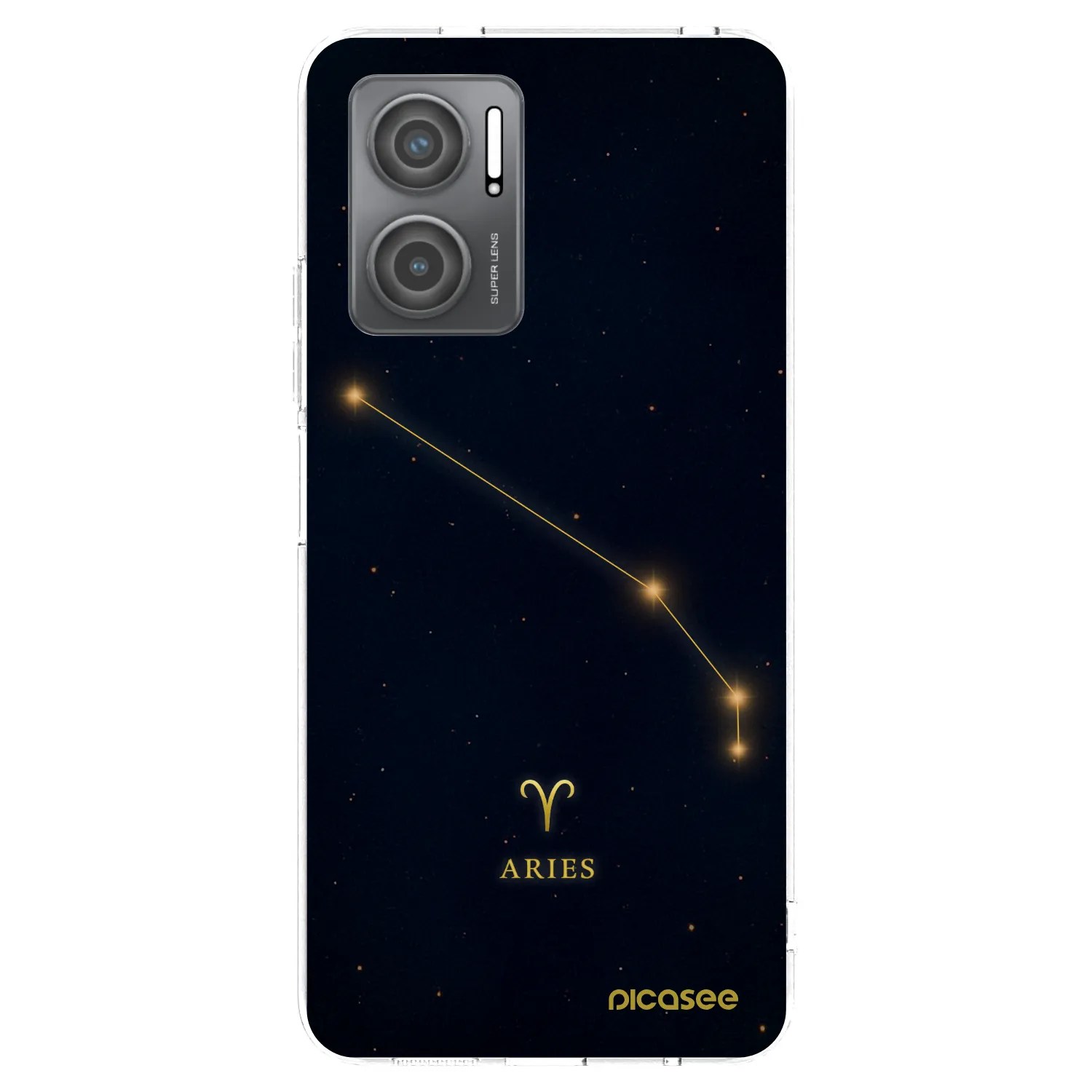 Picasee silikonska prozirna maskica za Xiaomi Redmi 10 5G - ARIES