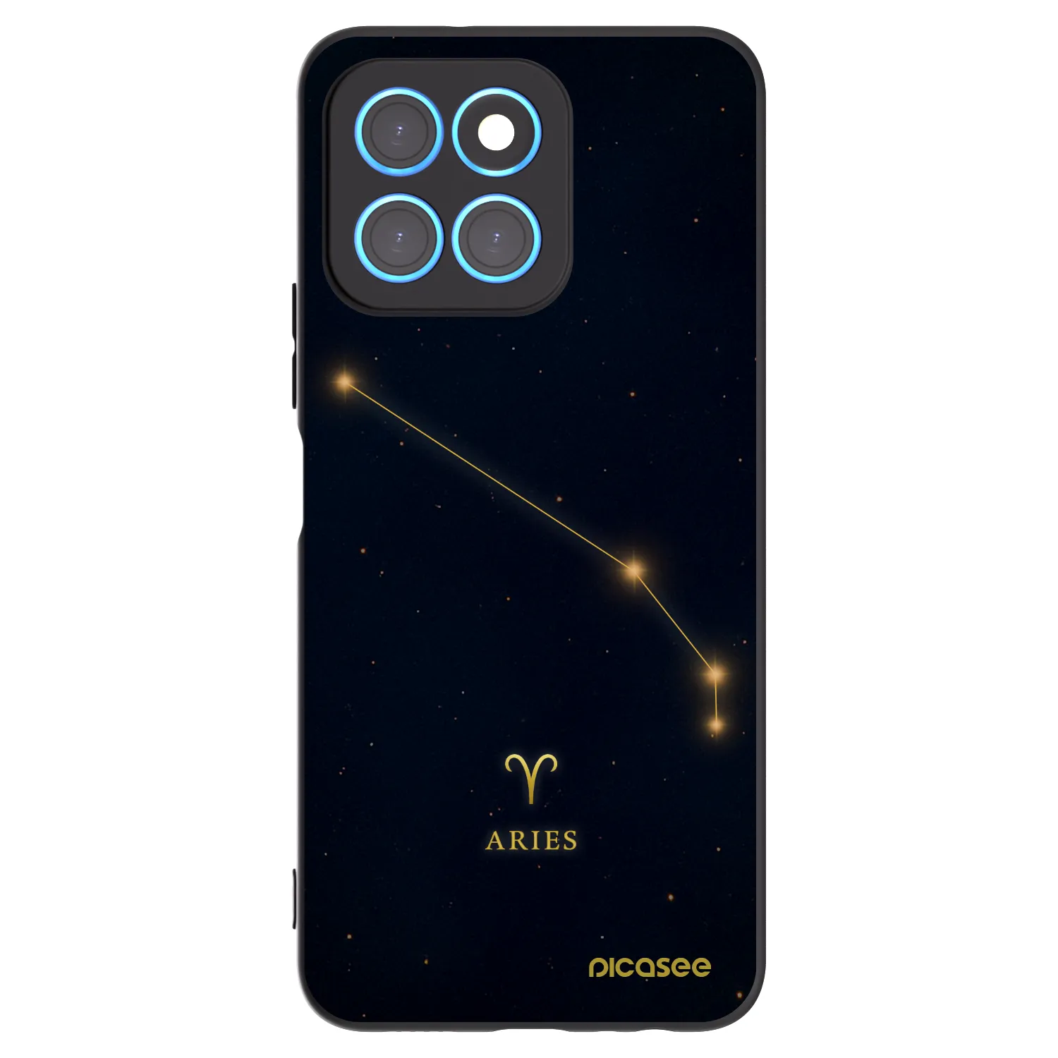 Picasee crna silikonska maskica za Honor X6 - ARIES