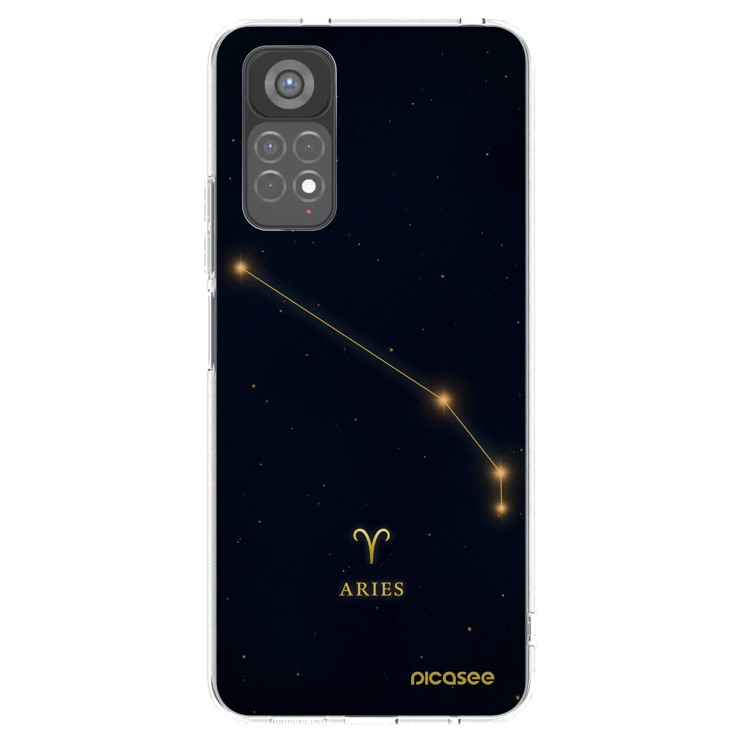 Picasee silikonska prozirna maskica za Xiaomi Redmi Note 11S 5G - ARIES