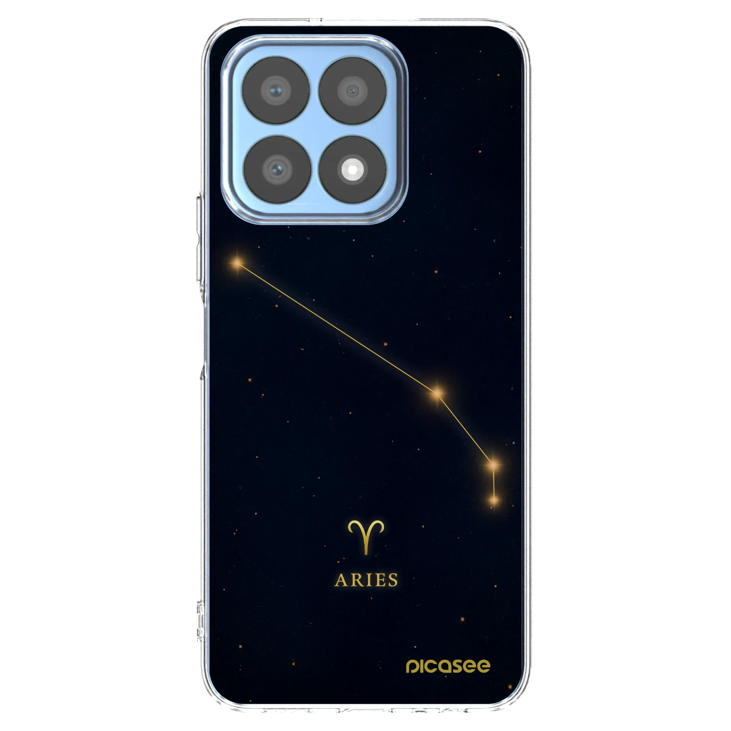 Picasee silikonska prozirna maskica za Honor X8a - ARIES