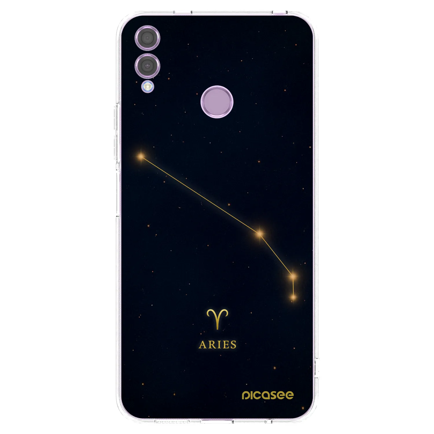 Picasee silikonska prozirna maskica za Honor 8X - ARIES