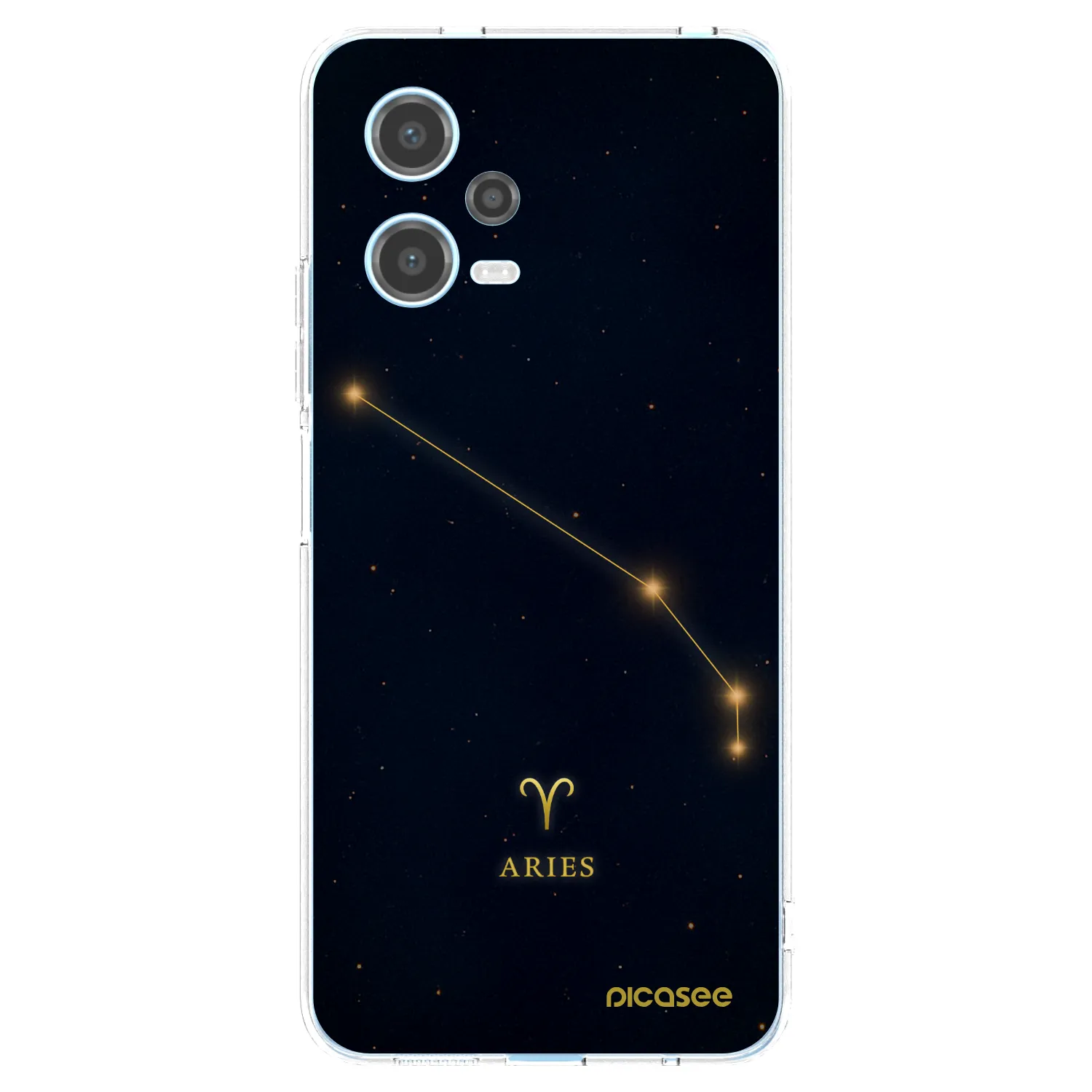 Picasee silikonska prozirna maskica za Xiaomi Redmi Note 12 5G - ARIES