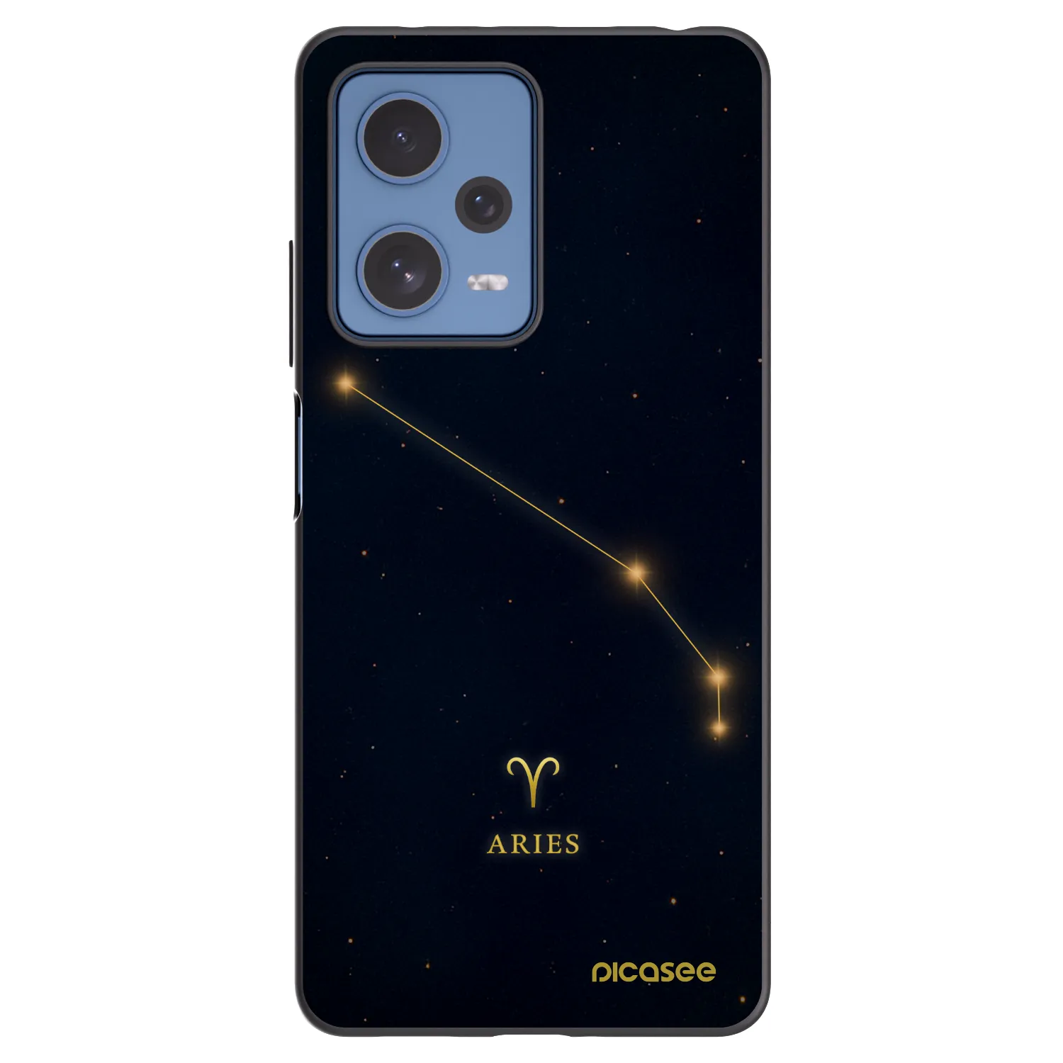 Picasee crna silikonska maskica za Xiaomi Redmi Note 12 Pro 5G - ARIES