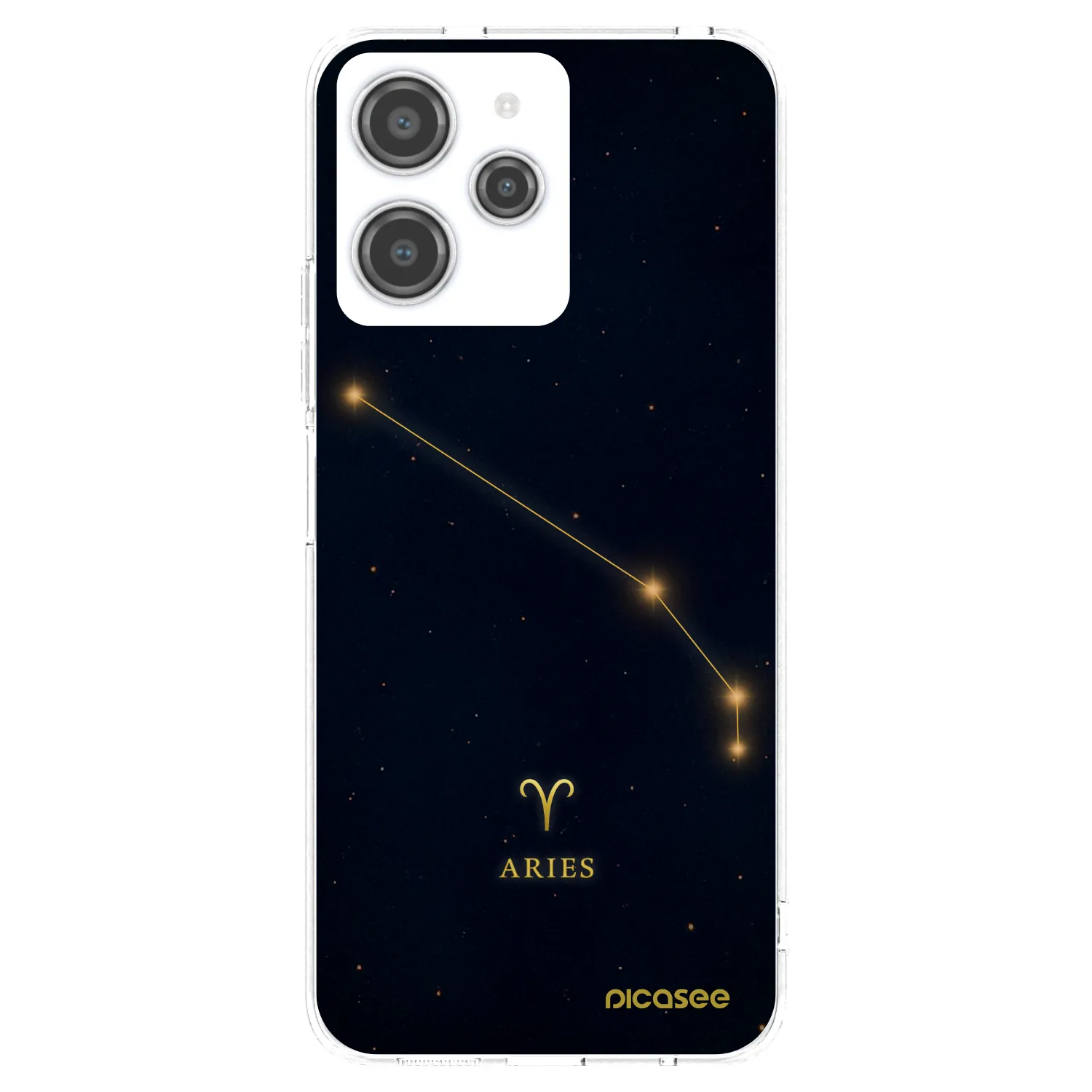 Picasee silikonska prozirna maskica za Xiaomi Redmi 12 4G - ARIES