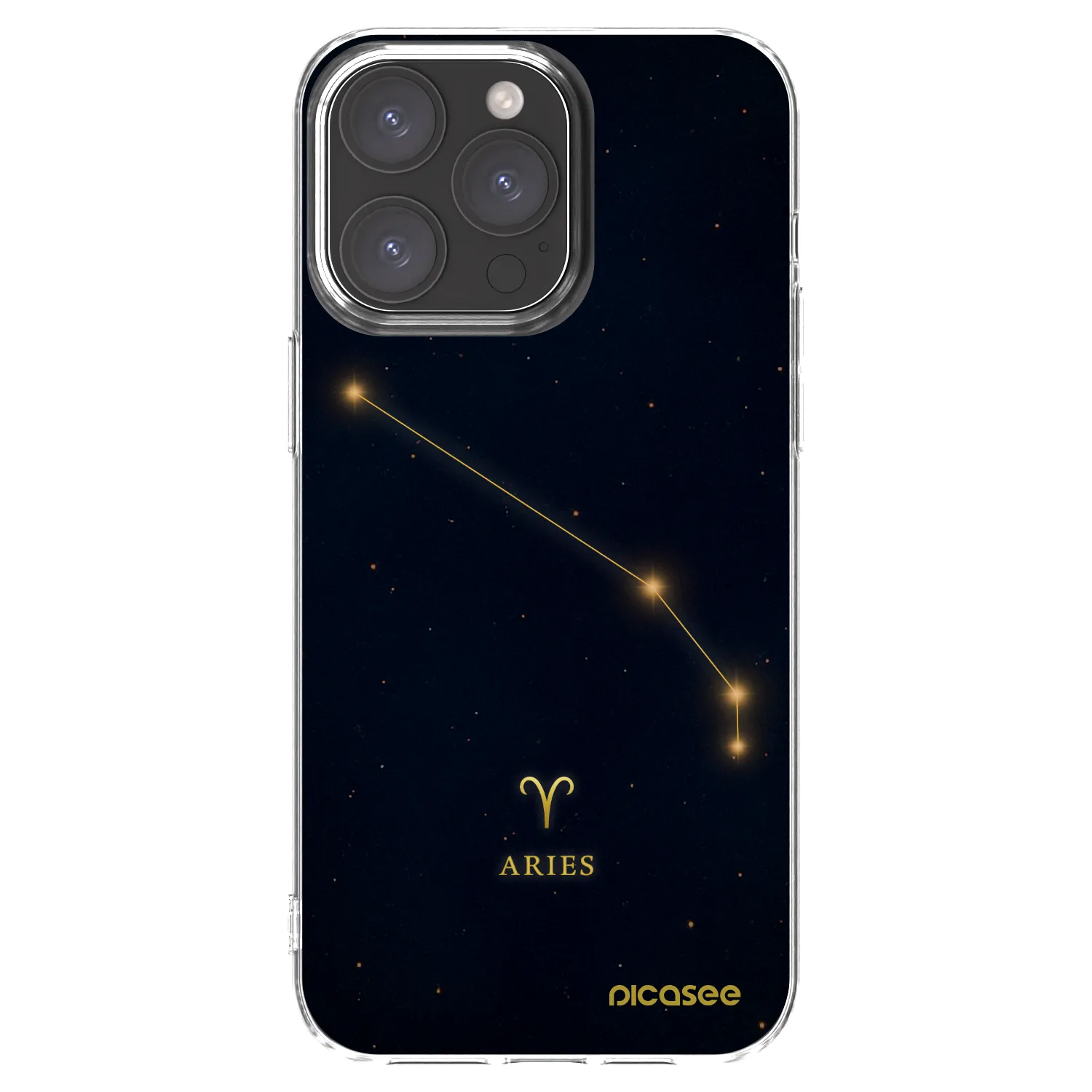Picasee silikonska prozirna maskica za Apple iPhone 15 Pro Max - ARIES