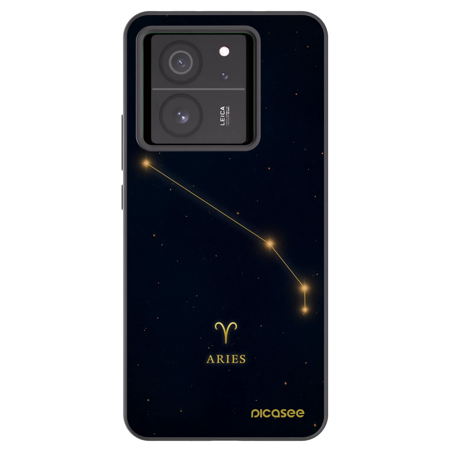 Picasee crna silikonska maskica za Xiaomi 13T - ARIES