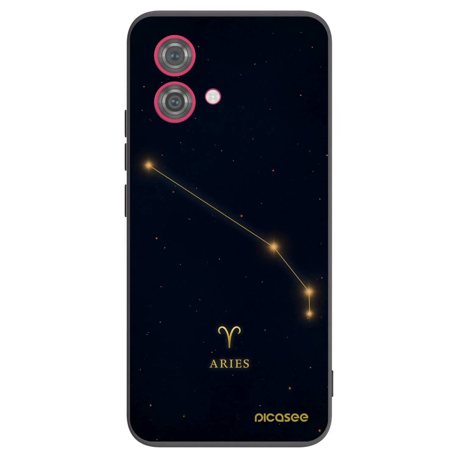 Picasee crna silikonska maskica za Motorola Moto G84 5G - ARIES