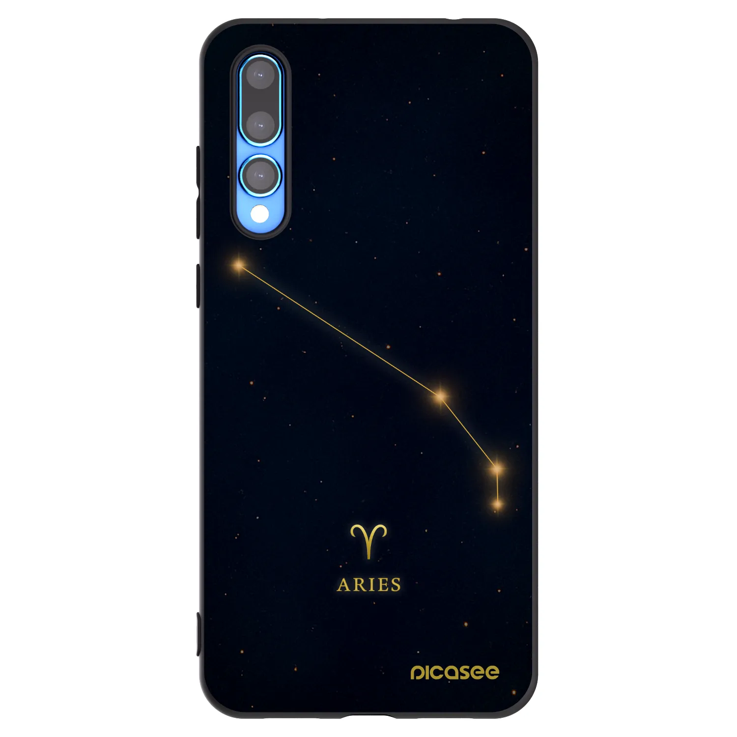 Picasee crna silikonska maskica za Huawei P20 Pro - ARIES