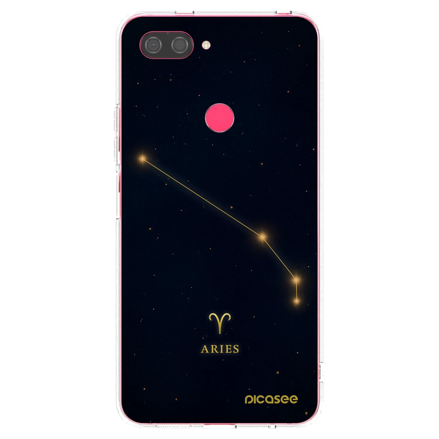 Picasee silikonska prozirna maskica za Xiaomi Mi 8 Lite - ARIES
