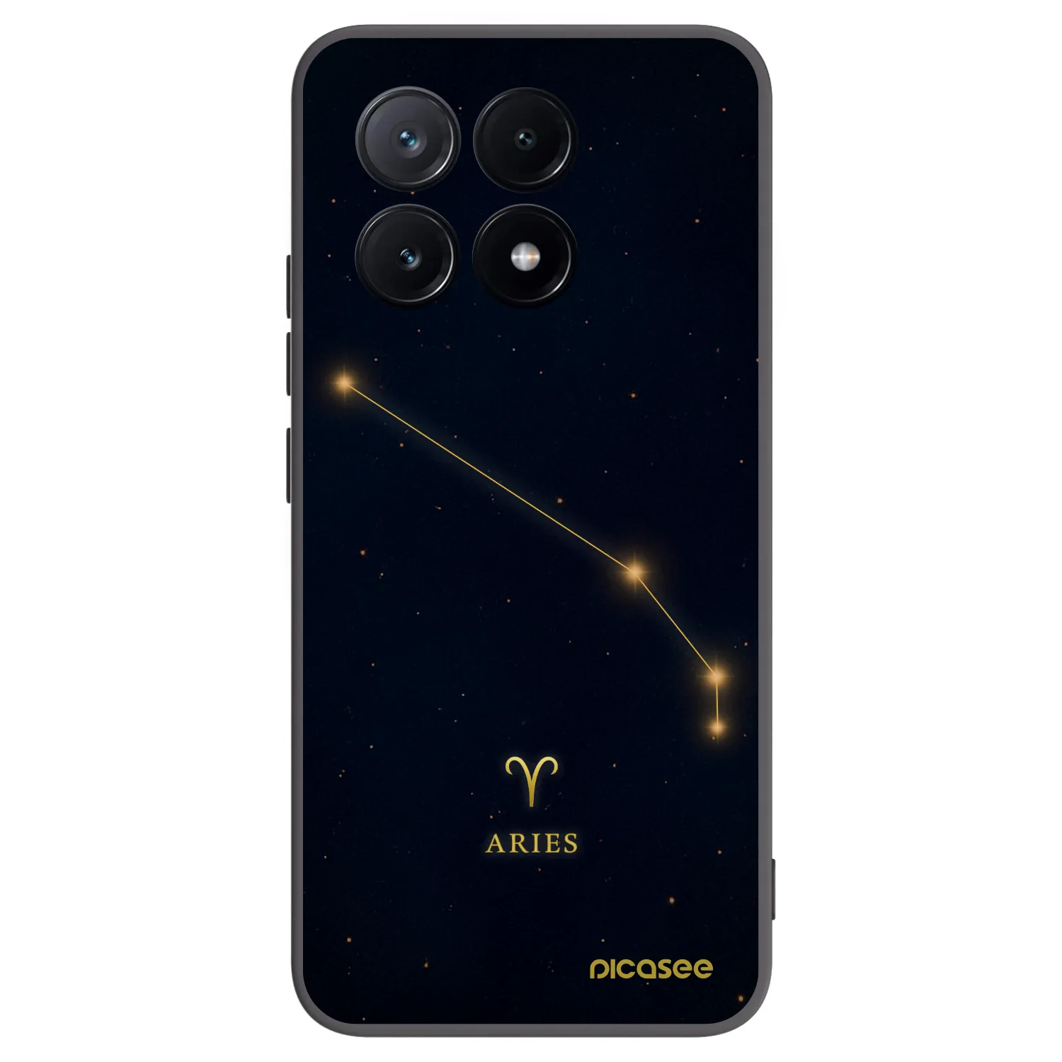 Picasee crna silikonska maskica za Xiaomi Poco X6 Pro - ARIES