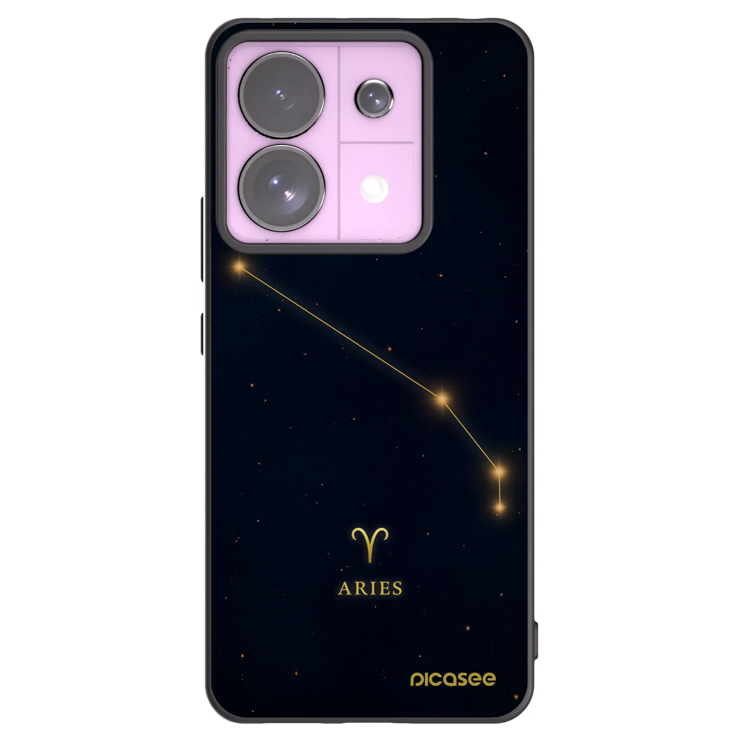 Picasee crna silikonska maskica za Xiaomi Redmi Note 13 Pro 5G - ARIES