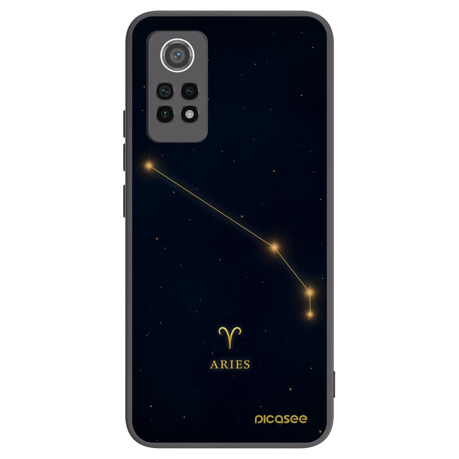Picasee crna silikonska maskica za Xiaomi Redmi Note 12 Pro 4G - ARIES