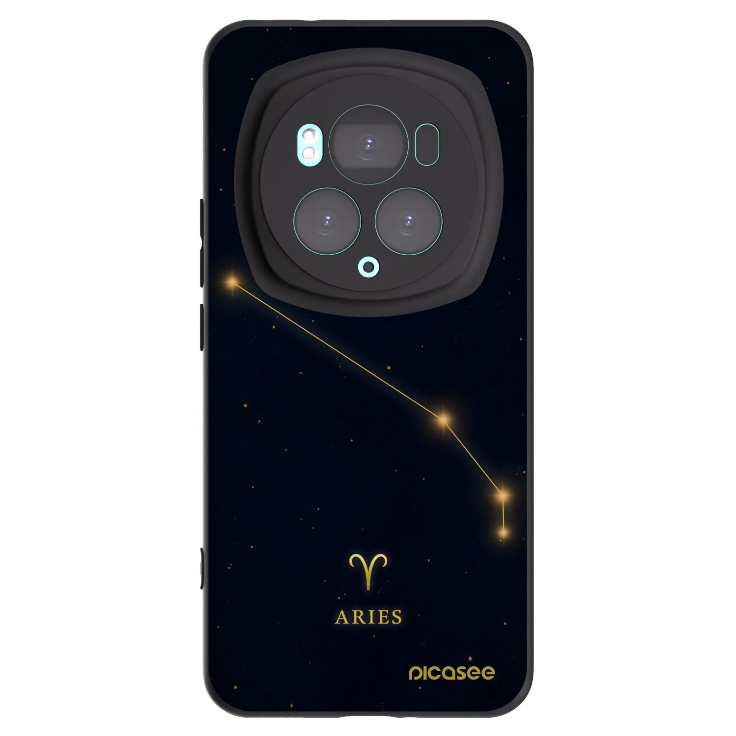 Picasee crna silikonska maskica za Honor Magic6 Pro - ARIES