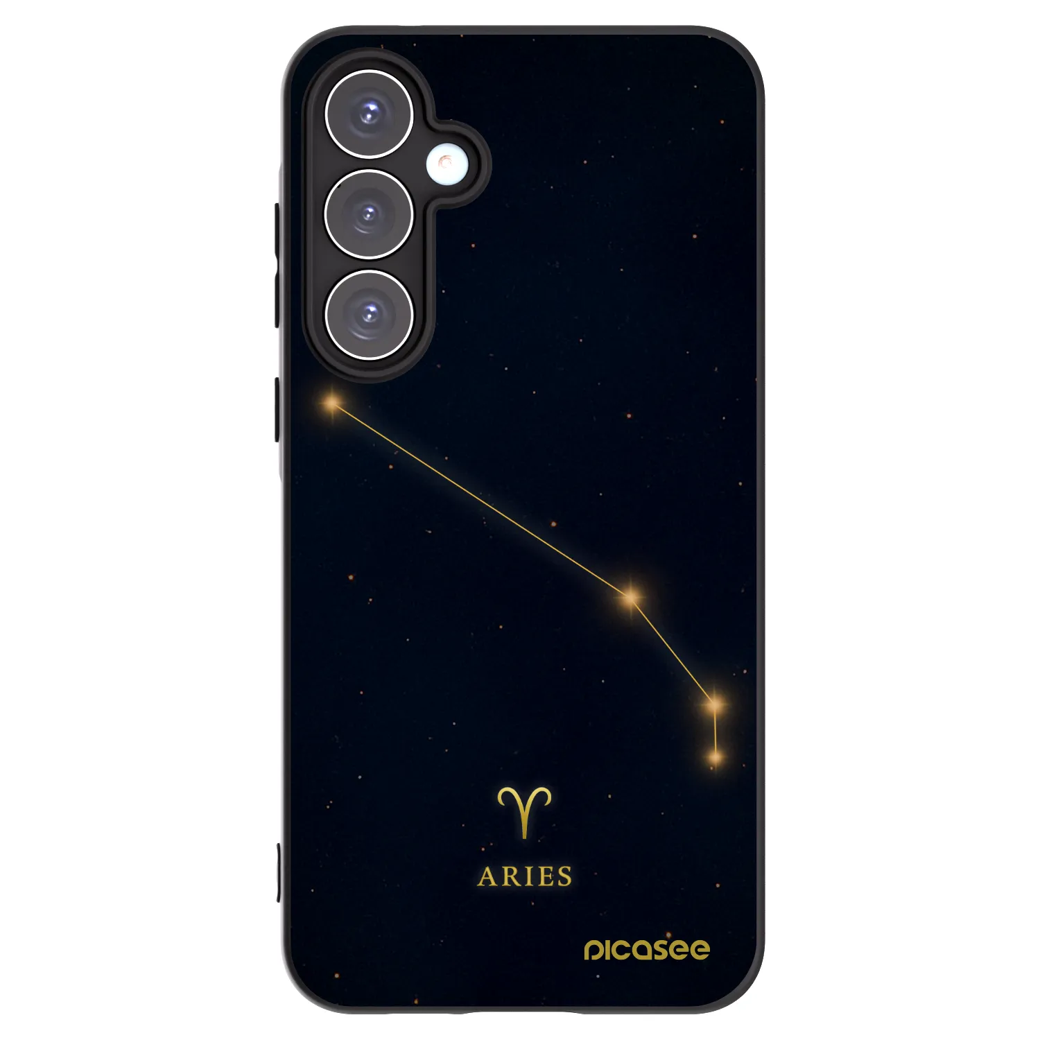Picasee crna silikonska maskica za Samsung Galaxy A55 5G A556B - ARIES