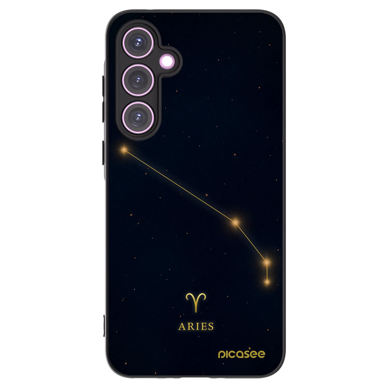 Picasee crna silikonska maskica za Samsung Galaxy A35 5G A356B - ARIES