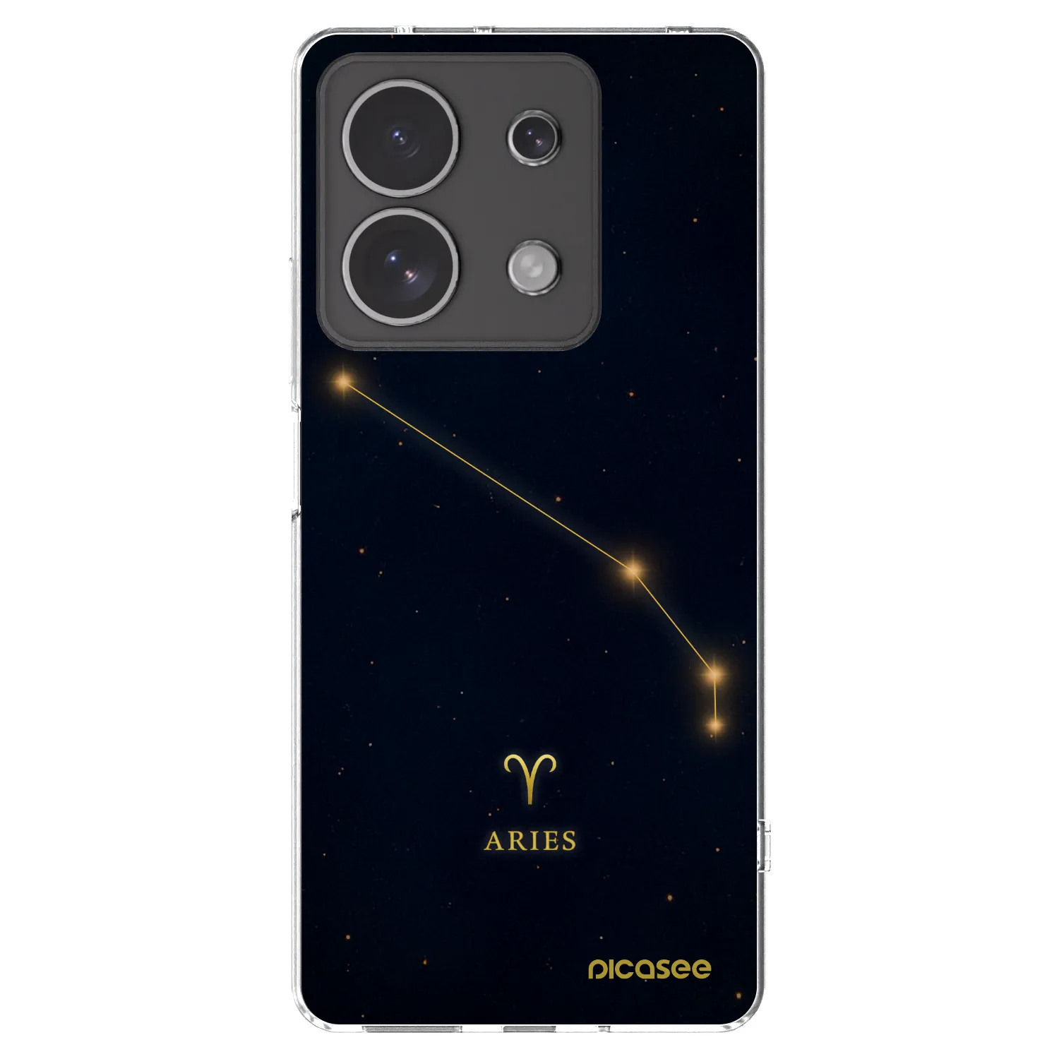 Picasee silikonska prozirna maskica za Xiaomi Redmi Note 13 4G - ARIES