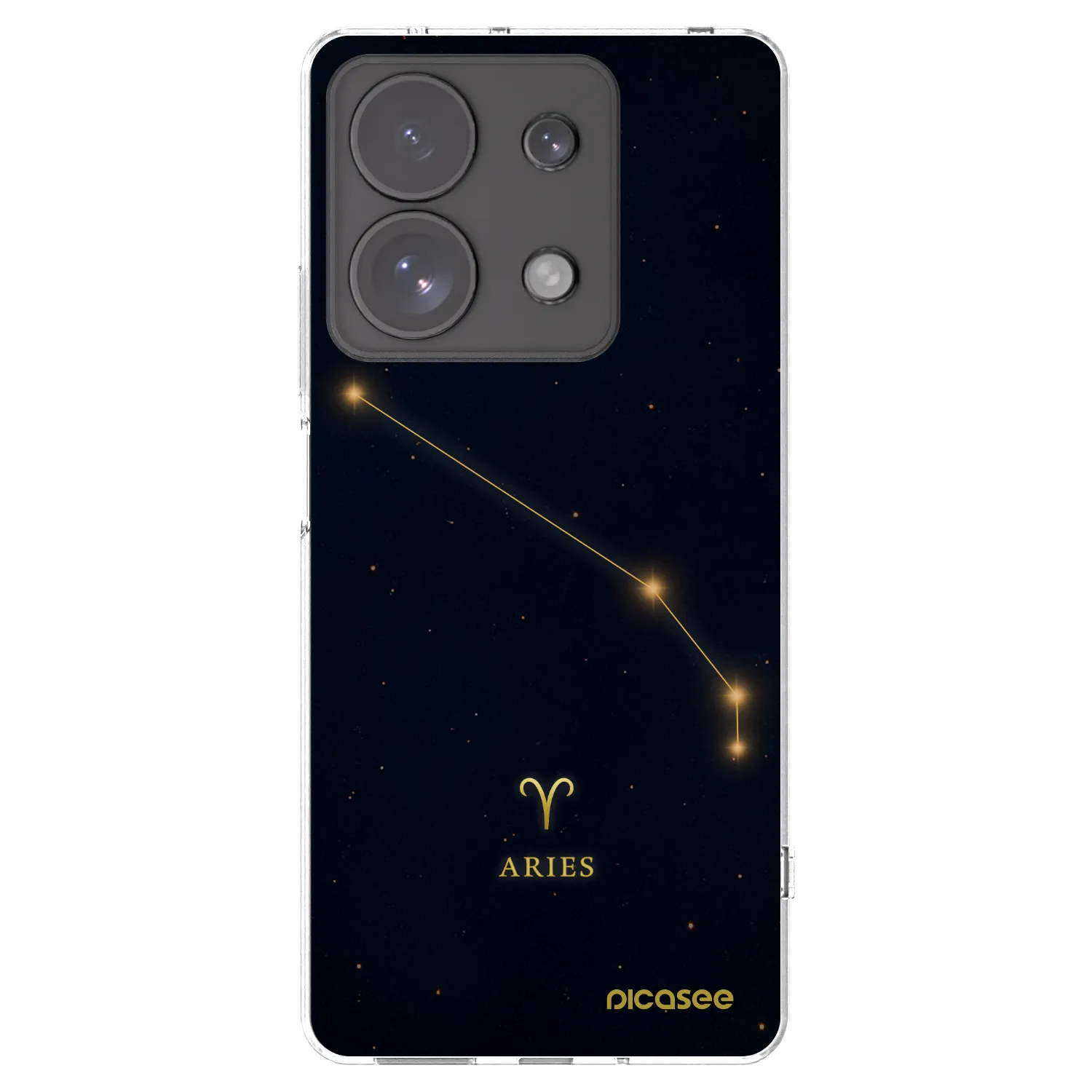 Picasee silikonska prozirna maskica za Xiaomi Redmi Note 13 Pro 4G - ARIES