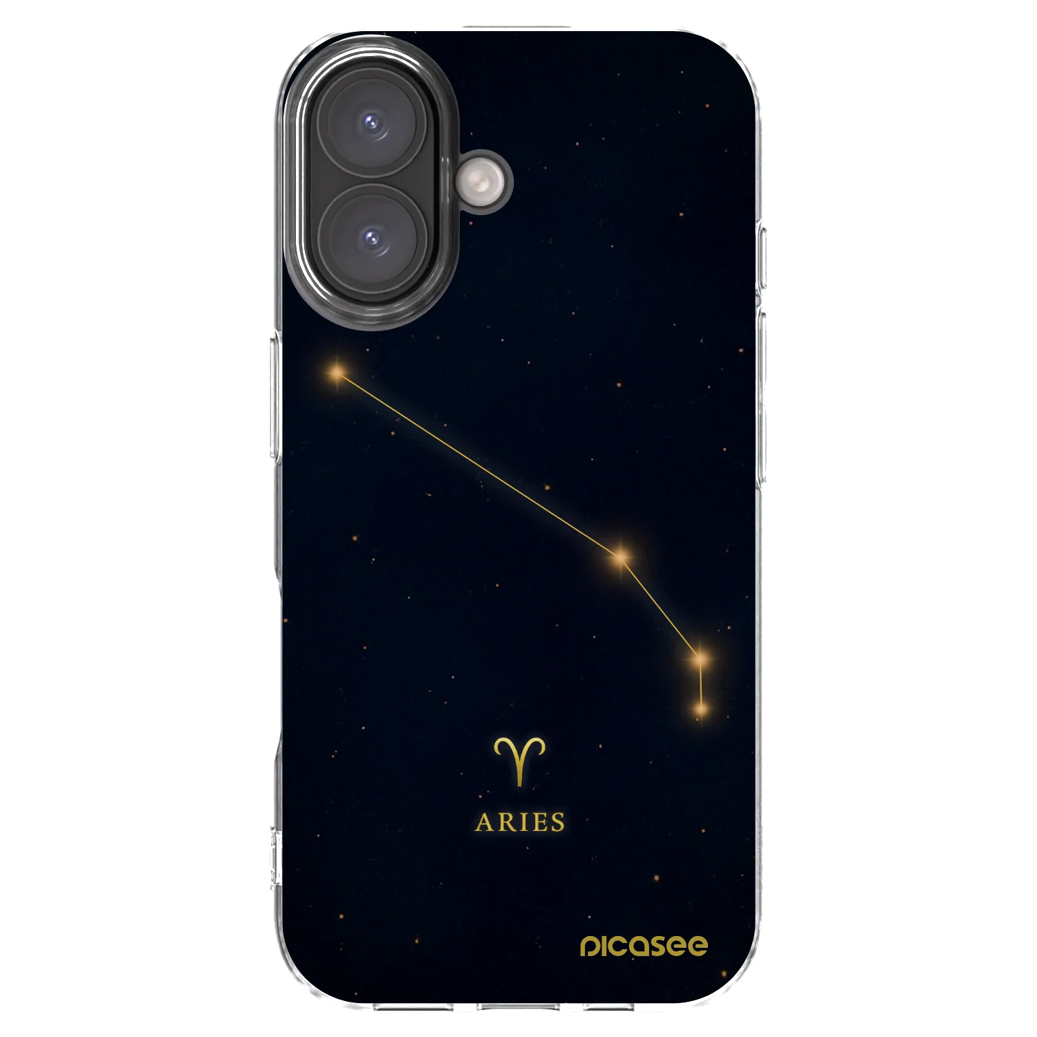 Picasee silikonska prozirna maskica za Apple iPhone 16 - ARIES