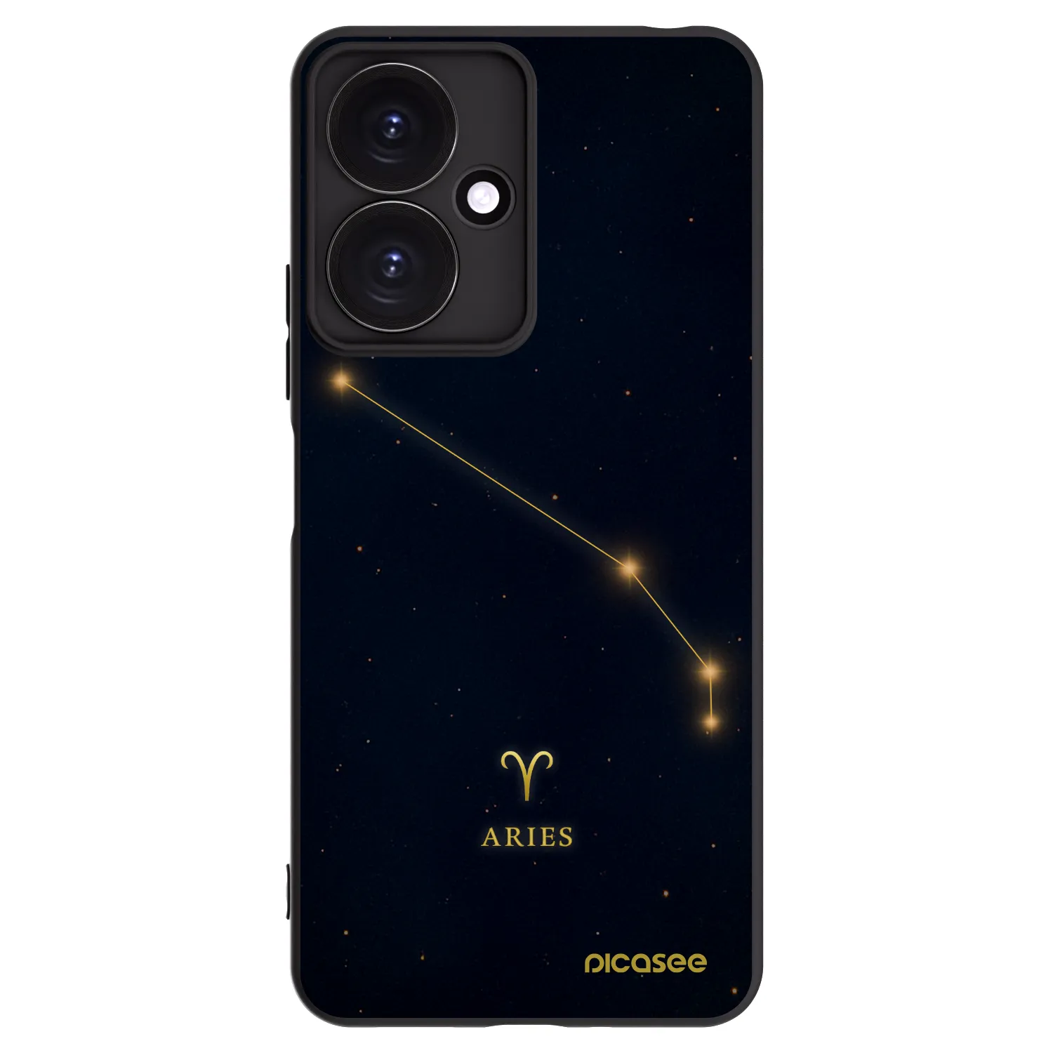 Picasee crna silikonska maskica za Xiaomi Redmi 13C 5G - ARIES