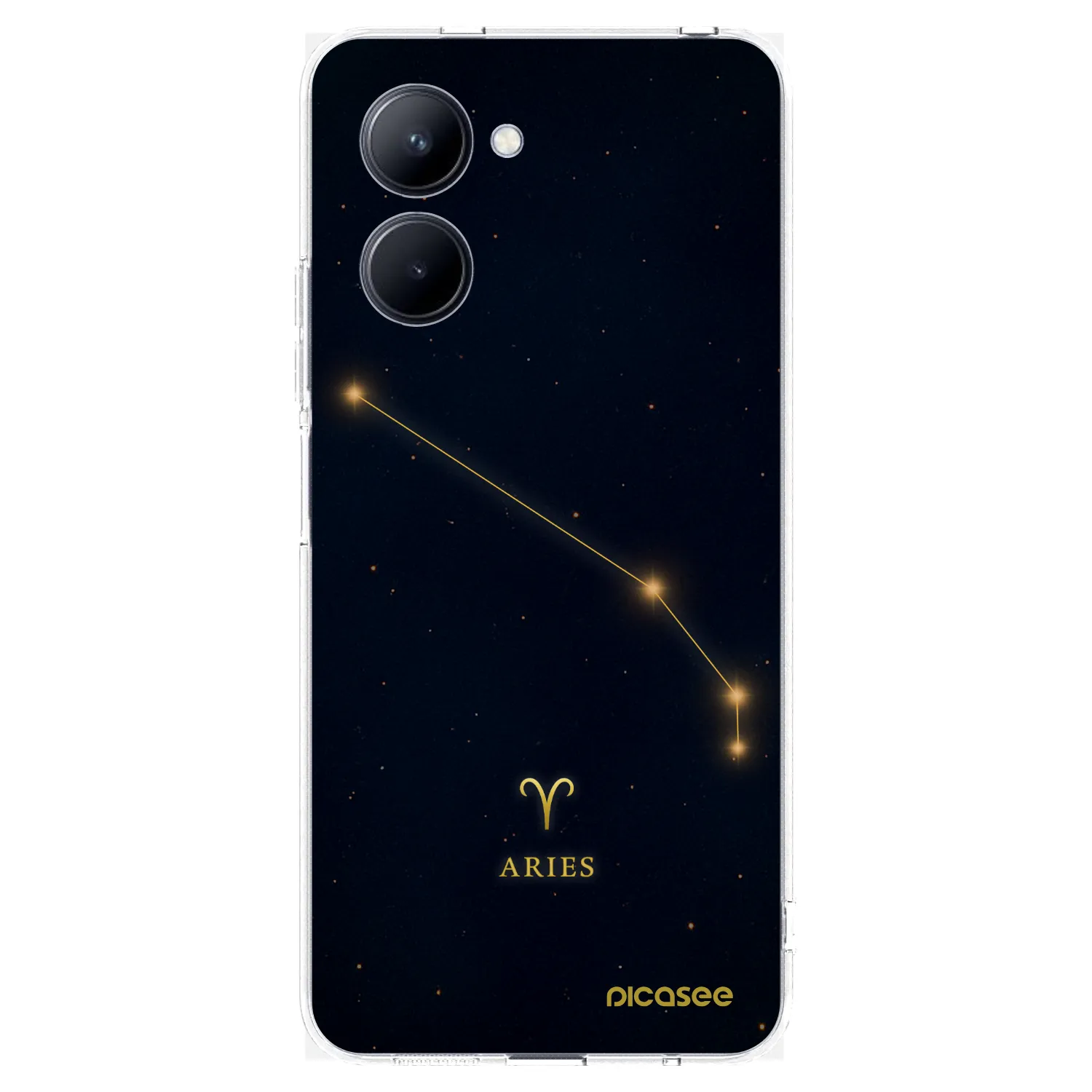 Picasee silikonska prozirna maskica za Realme C33 (2023) - ARIES