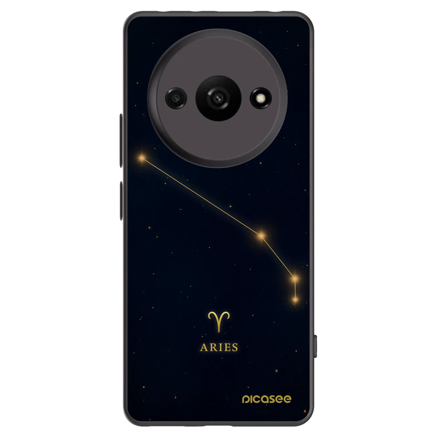Picasee crna silikonska maskica za Xiaomi Redmi A3 - ARIES