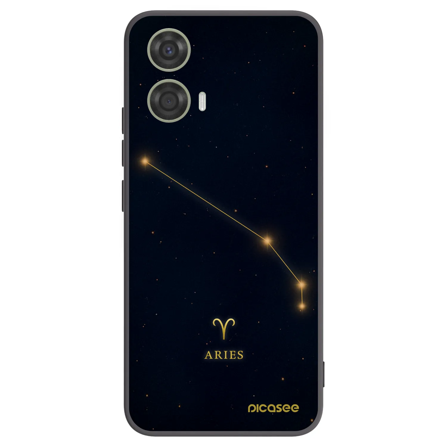 Picasee crna silikonska maskica za Motorola Moto G24 - ARIES