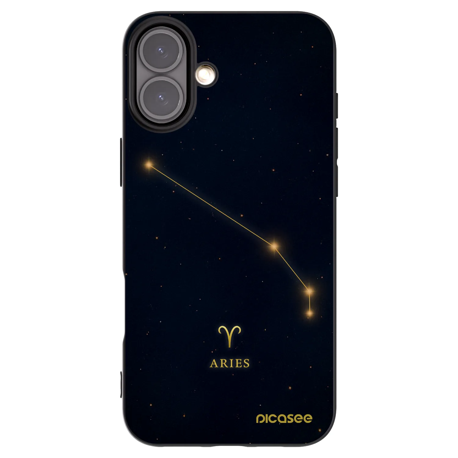 Picasee crna silikonska maskica za Apple iPhone 16 Plus - ARIES