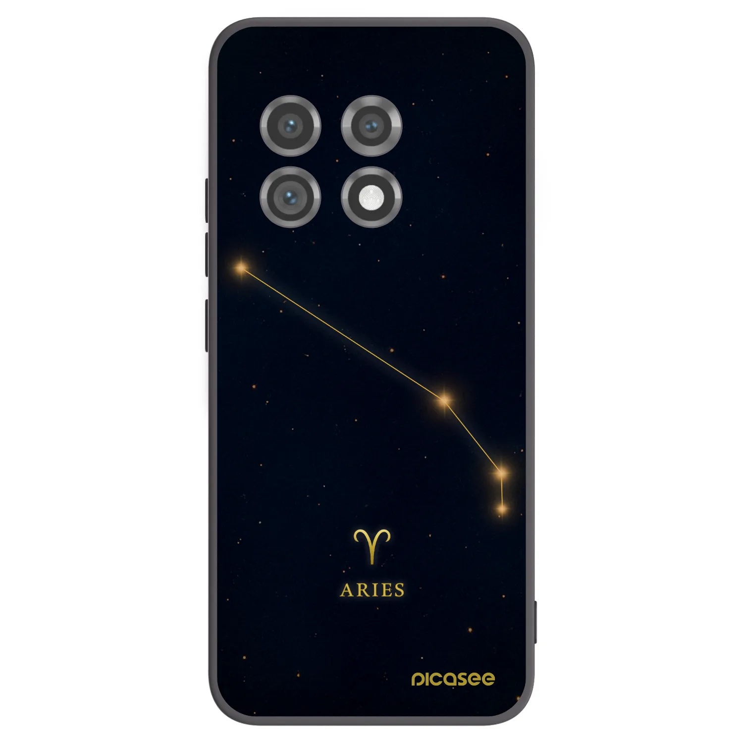 Picasee crna silikonska maskica za OnePlus 11 5G - ARIES