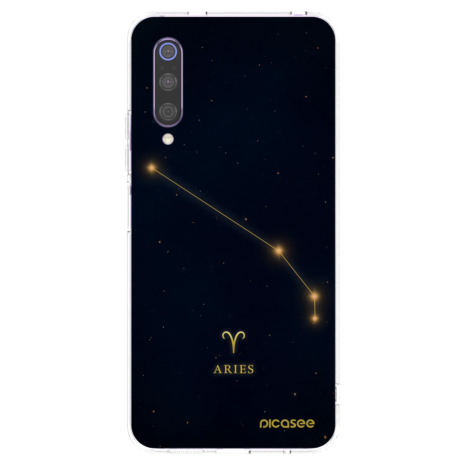 Picasee silikonska prozirna maskica za Xiaomi Mi 9 - ARIES