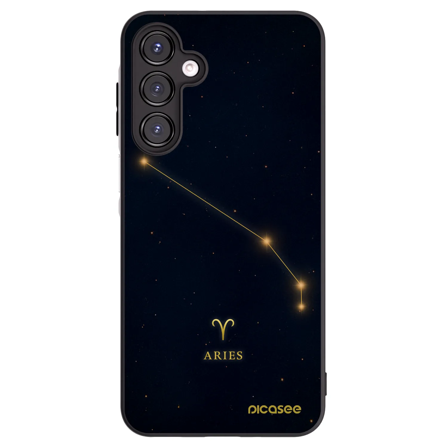 Picasee crna silikonska maskica za Samsung Galaxy A16 5G - ARIES