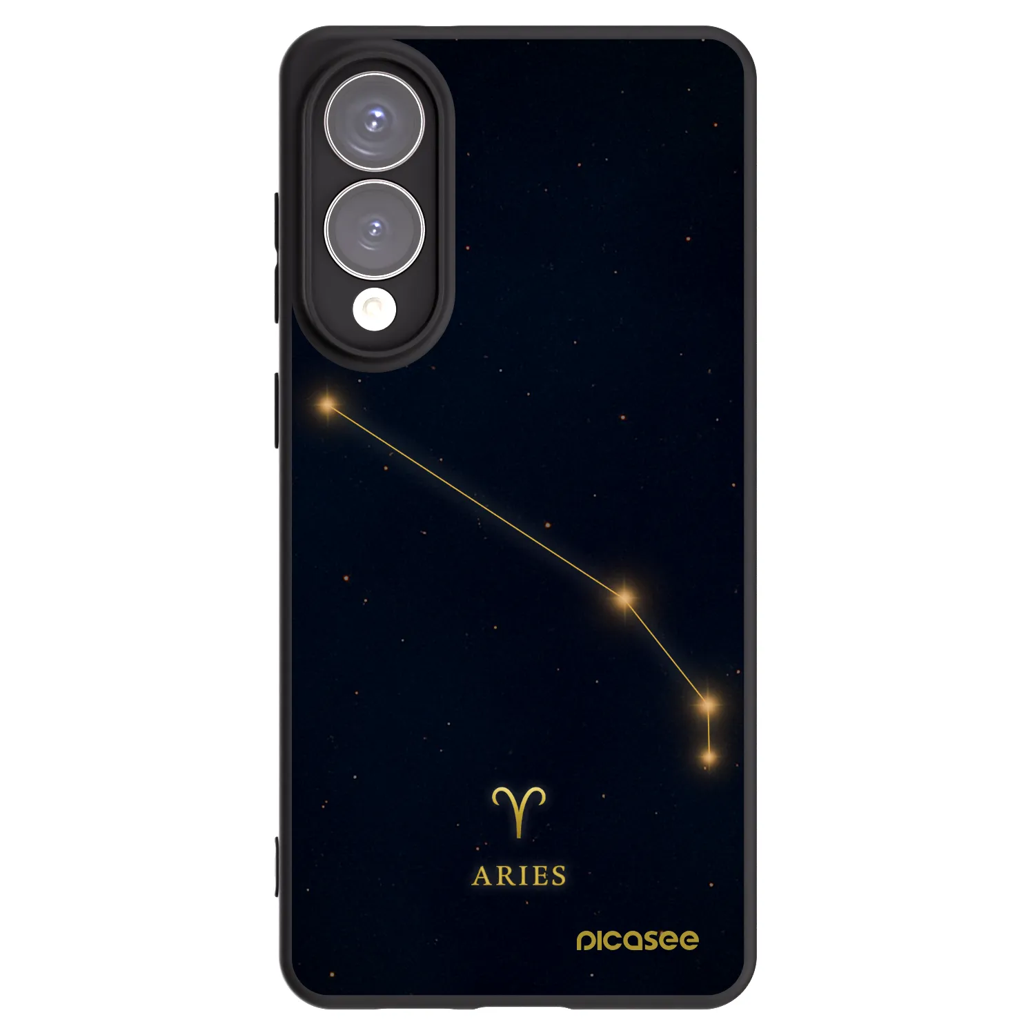 Picasee crna silikonska maskica za Samsung Galaxy S25 Edge 5G - ARIES