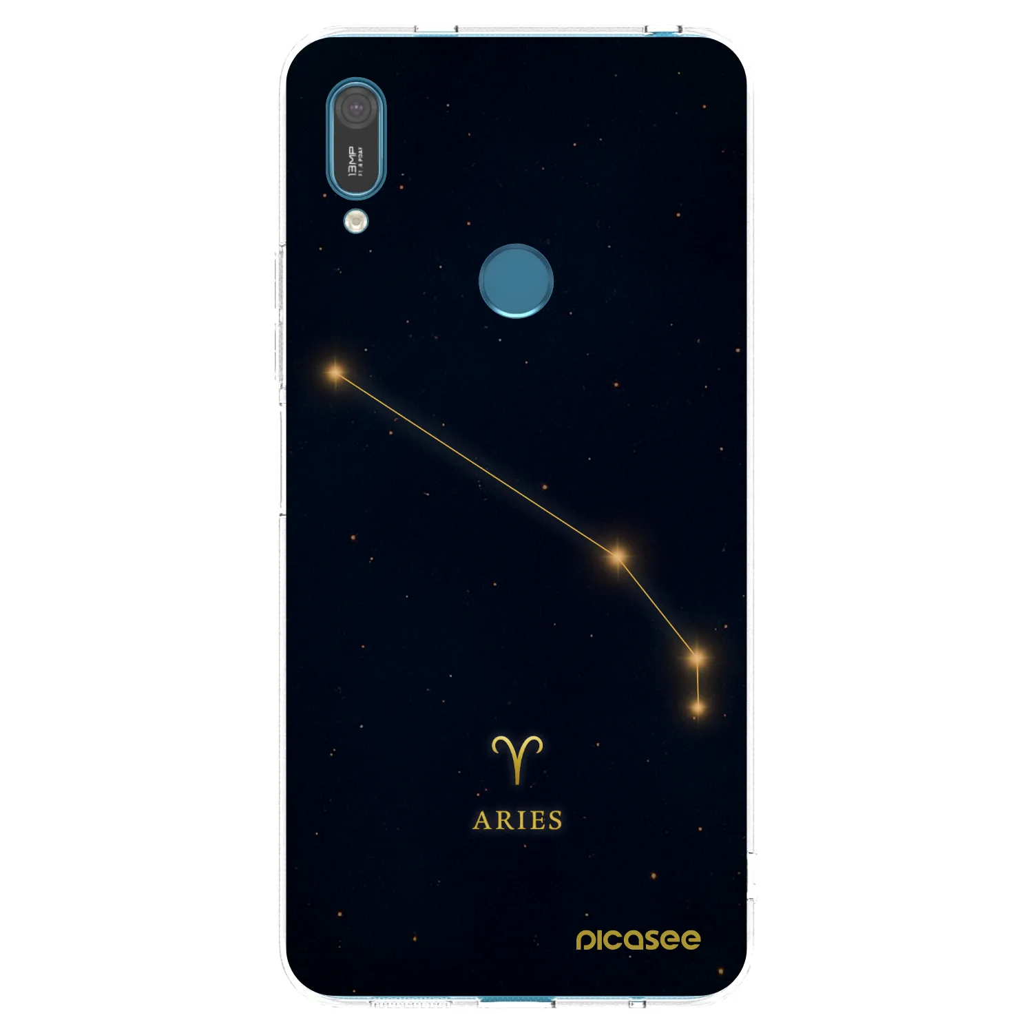 Picasee silikonska prozirna maskica za Huawei Y7 2019 - ARIES