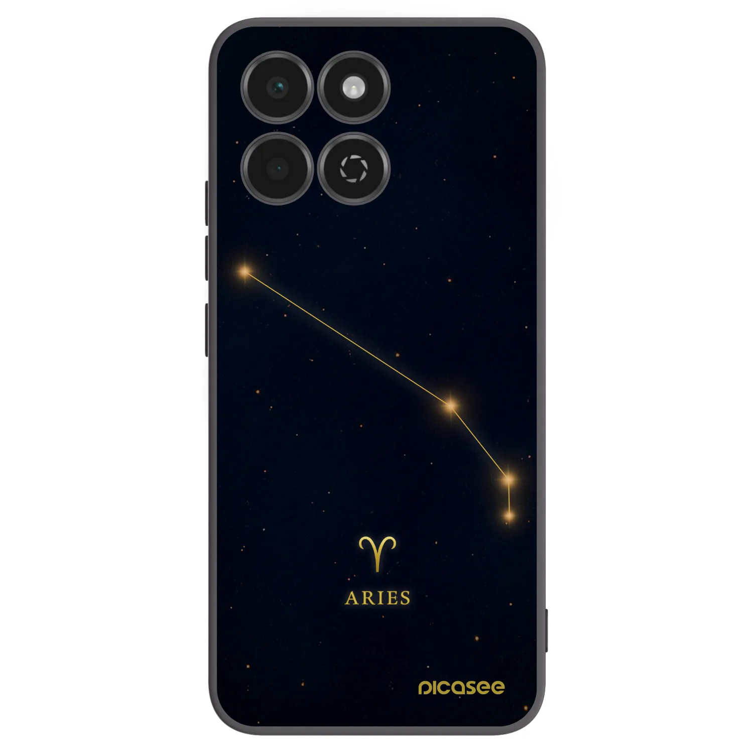 Picasee crna silikonska maskica za Honor 200 Smart 5G - ARIES