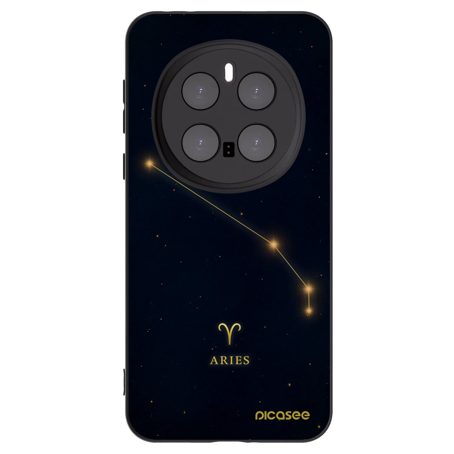 Picasee crna silikonska maskica za Honor Magic7 Pro 5G - ARIES