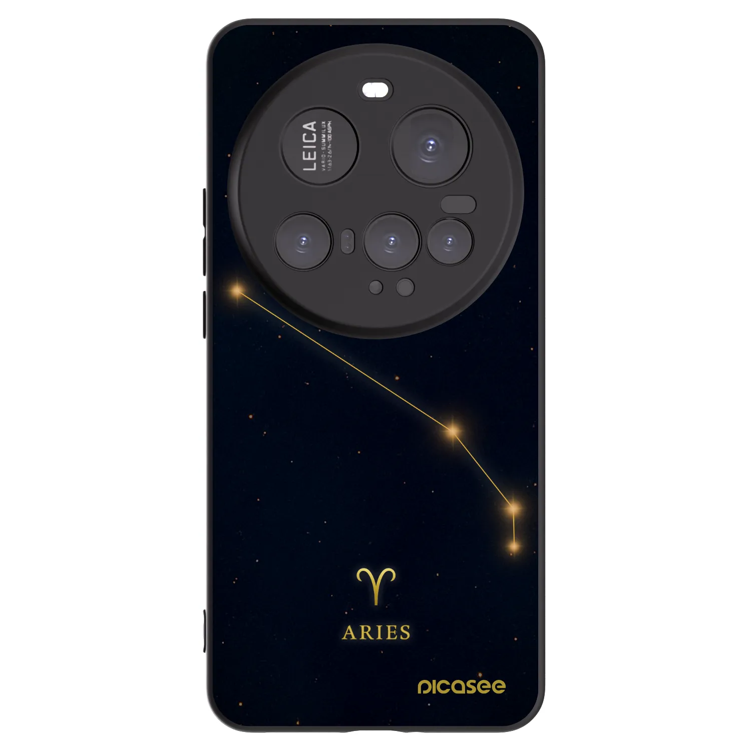 Picasee crna silikonska maskica za Xiaomi 15 Ultra - ARIES