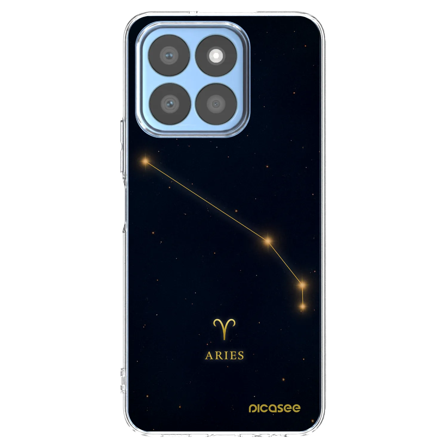 Picasee silikonska prozirna maskica za Honor X8c - ARIES