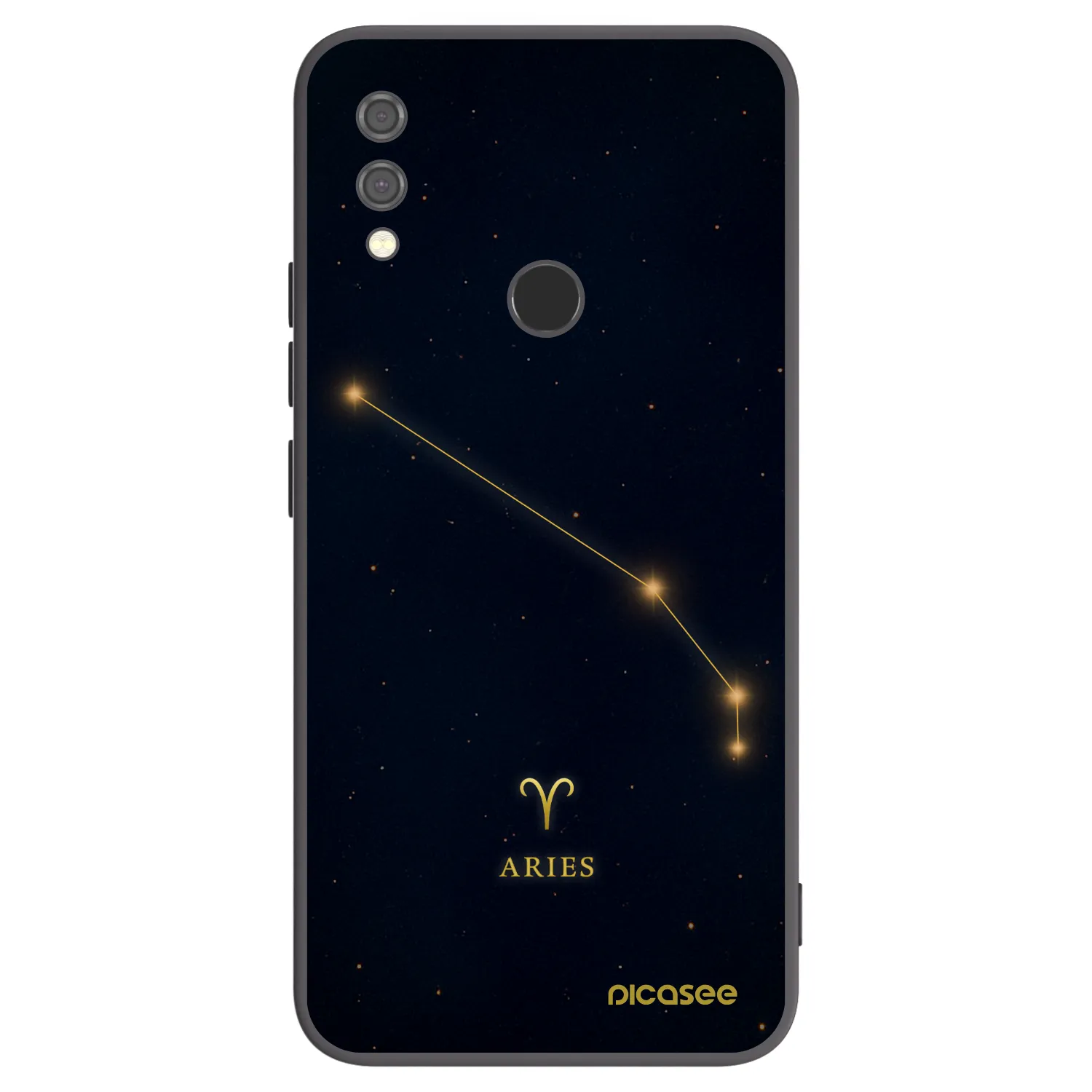 Picasee crna silikonska maskica za Xiaomi Redmi Note 7 - ARIES