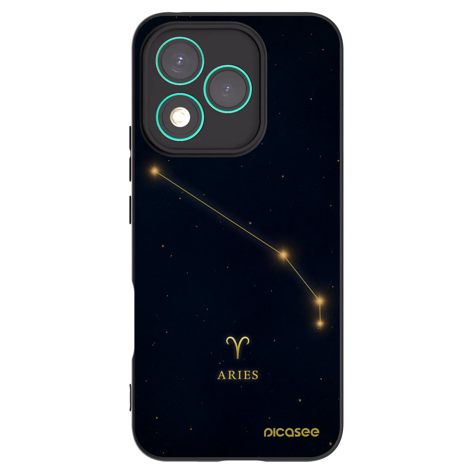 Picasee crna silikonska maskica za Honor 400 Lite 5G - ARIES
