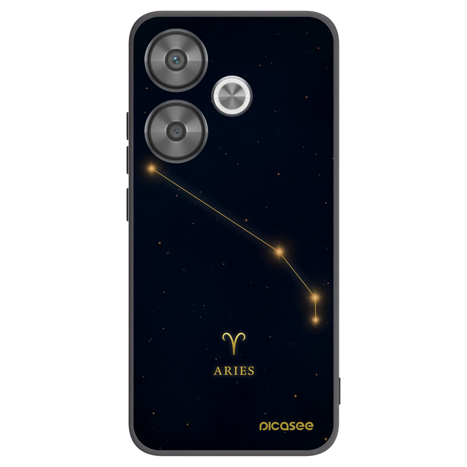 Picasee crna silikonska maskica za Xiaomi Poco F6 - ARIES