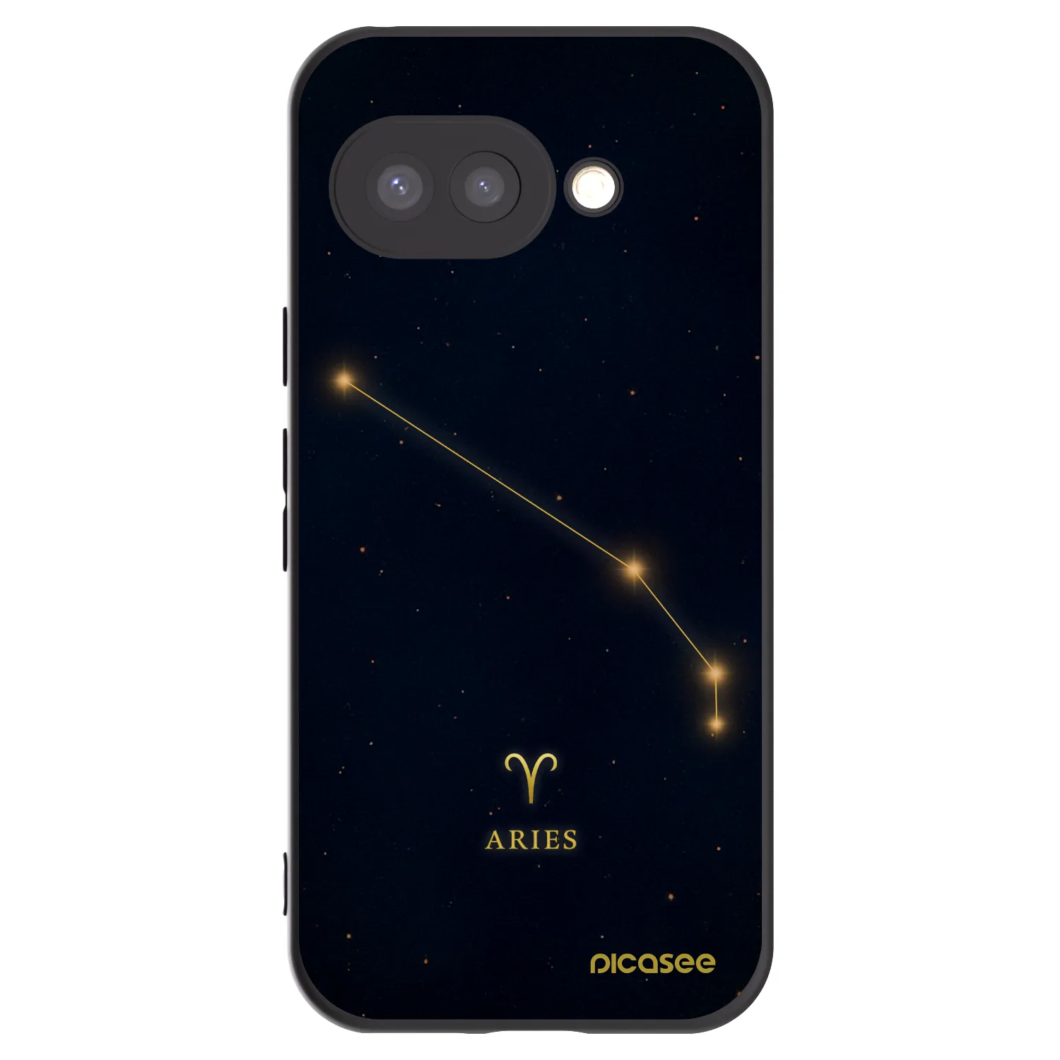 Picasee crna silikonska maskica za Google Pixel 9a - ARIES