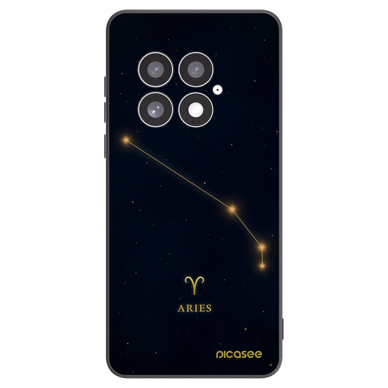 Picasee crna silikonska maskica za OnePlus 13 5G - ARIES