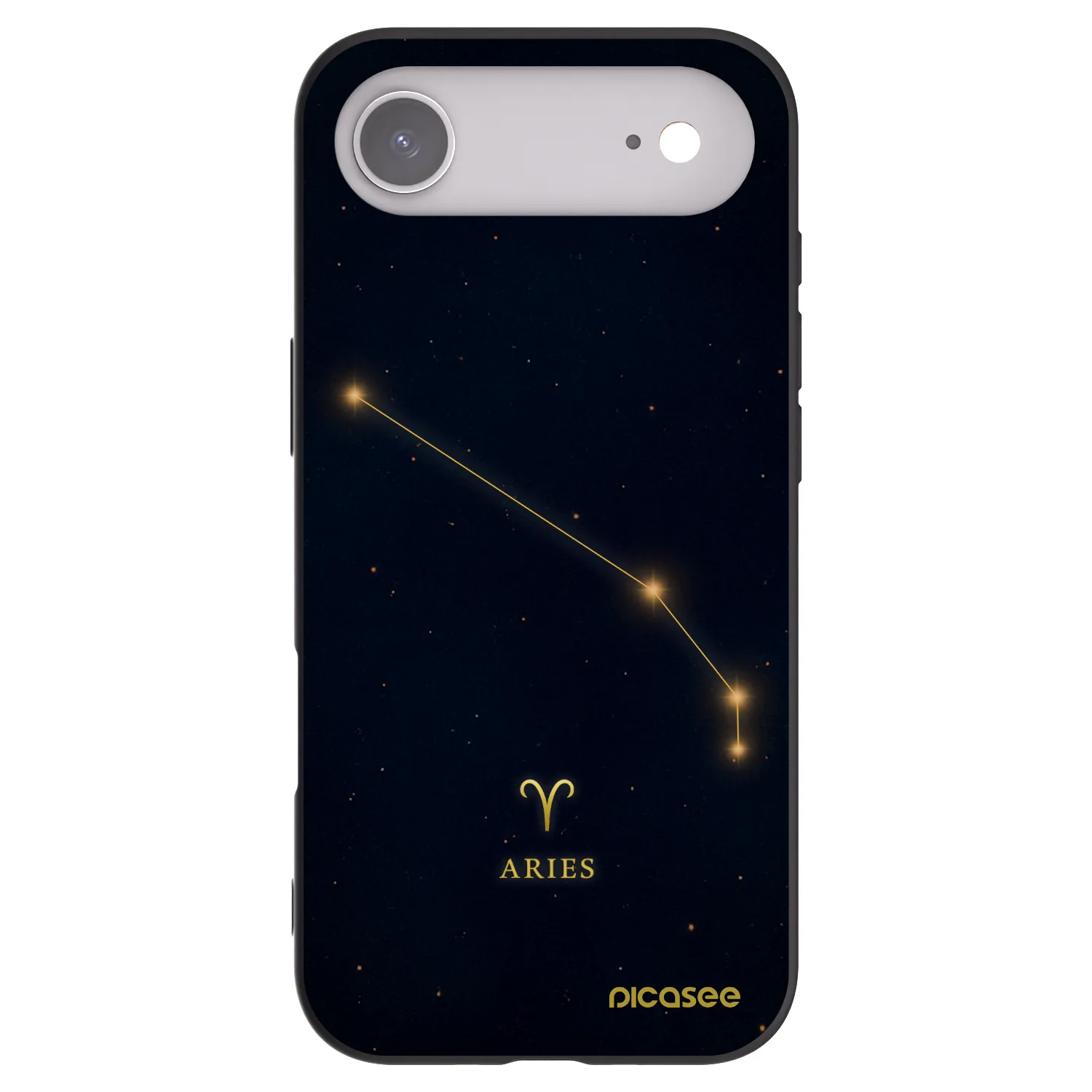 Picasee crna silikonska maskica za Apple iPhone Air - ARIES