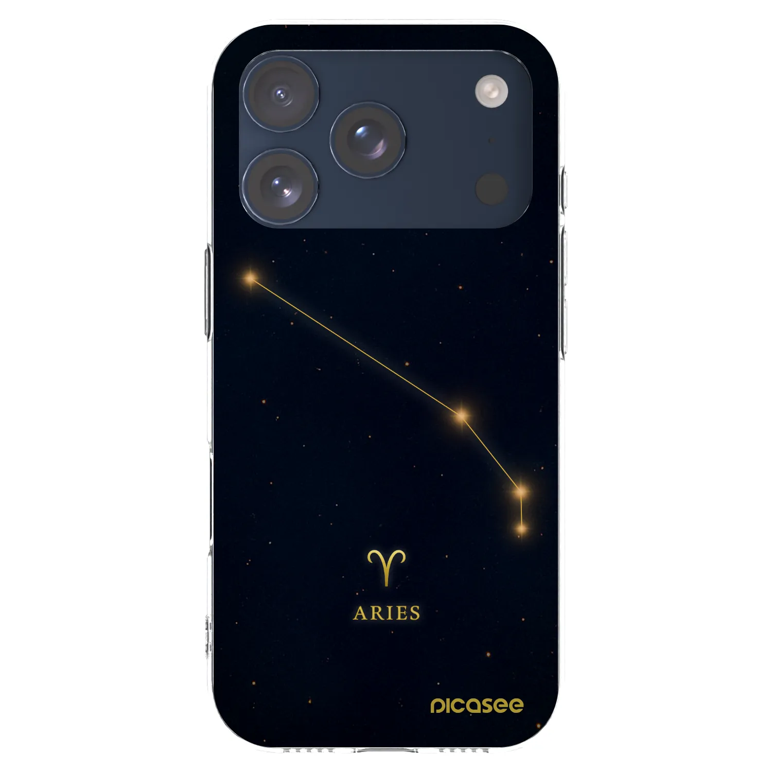 Picasee silikonska prozirna maskica za Apple iPhone 17 Pro - ARIES