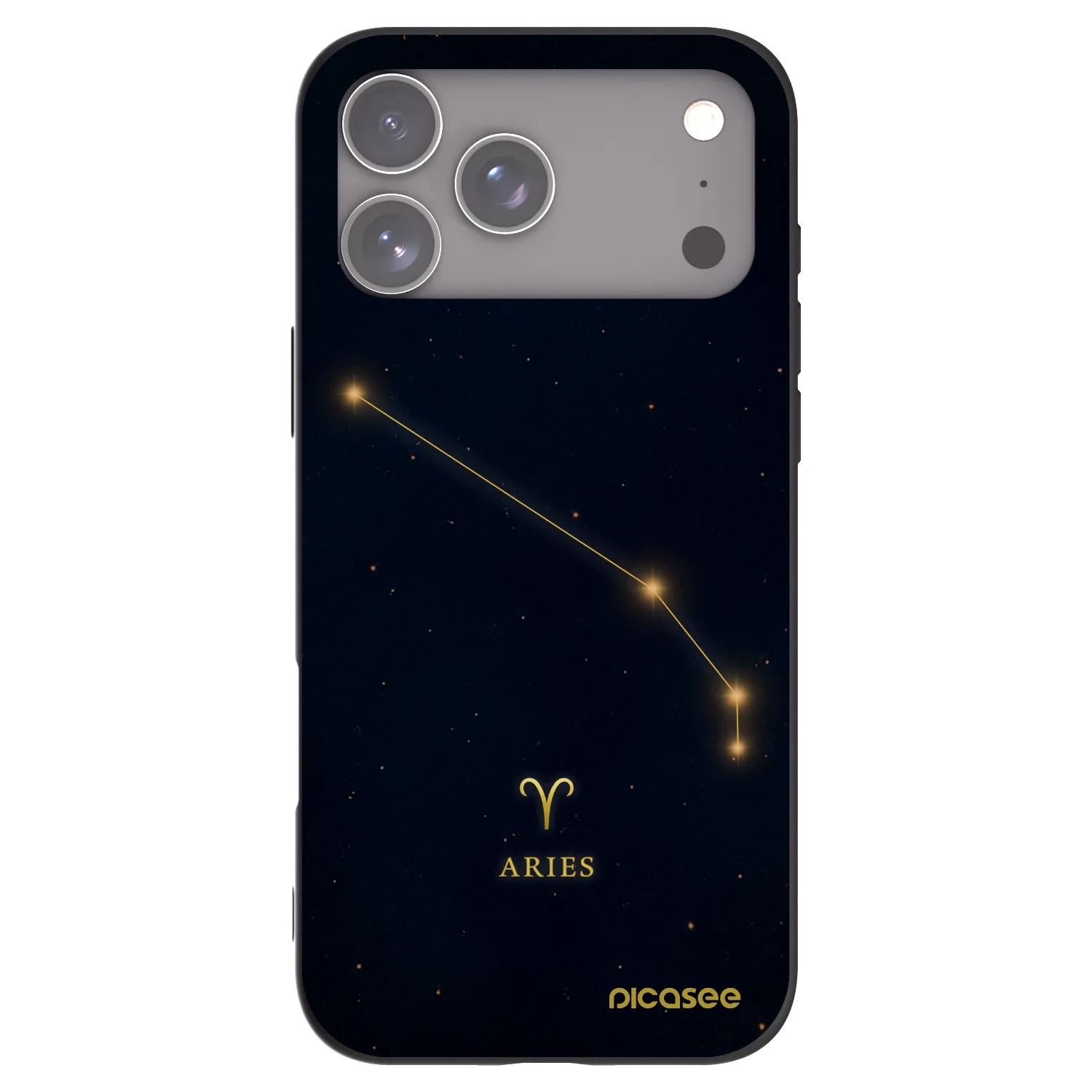 Picasee crna silikonska maskica za Apple iPhone 17 Pro Max - ARIES