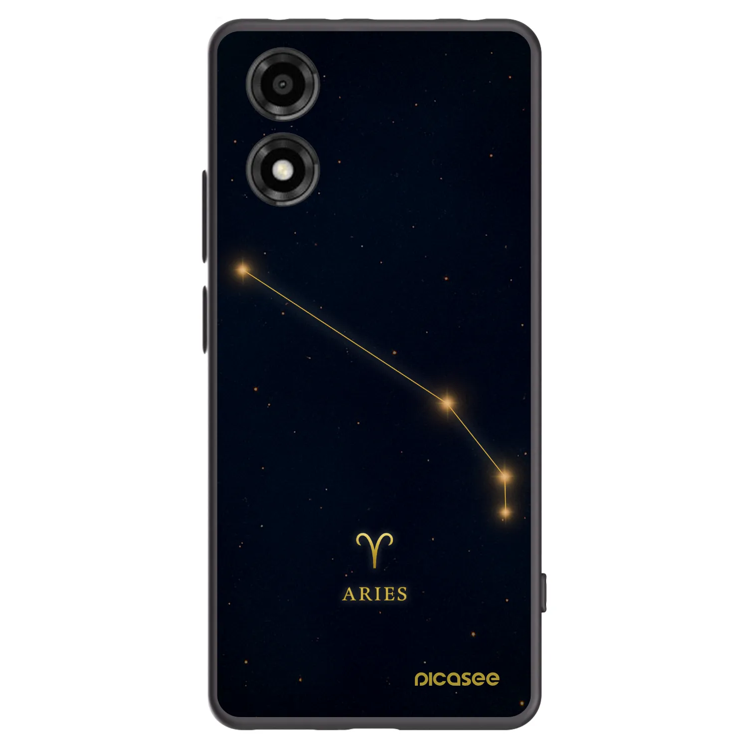 Picasee crna silikonska maskica za Motorola Moto E14 - ARIES