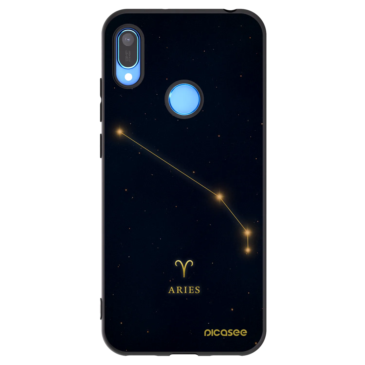 Picasee crna silikonska maskica za Huawei Y6 2019 - ARIES
