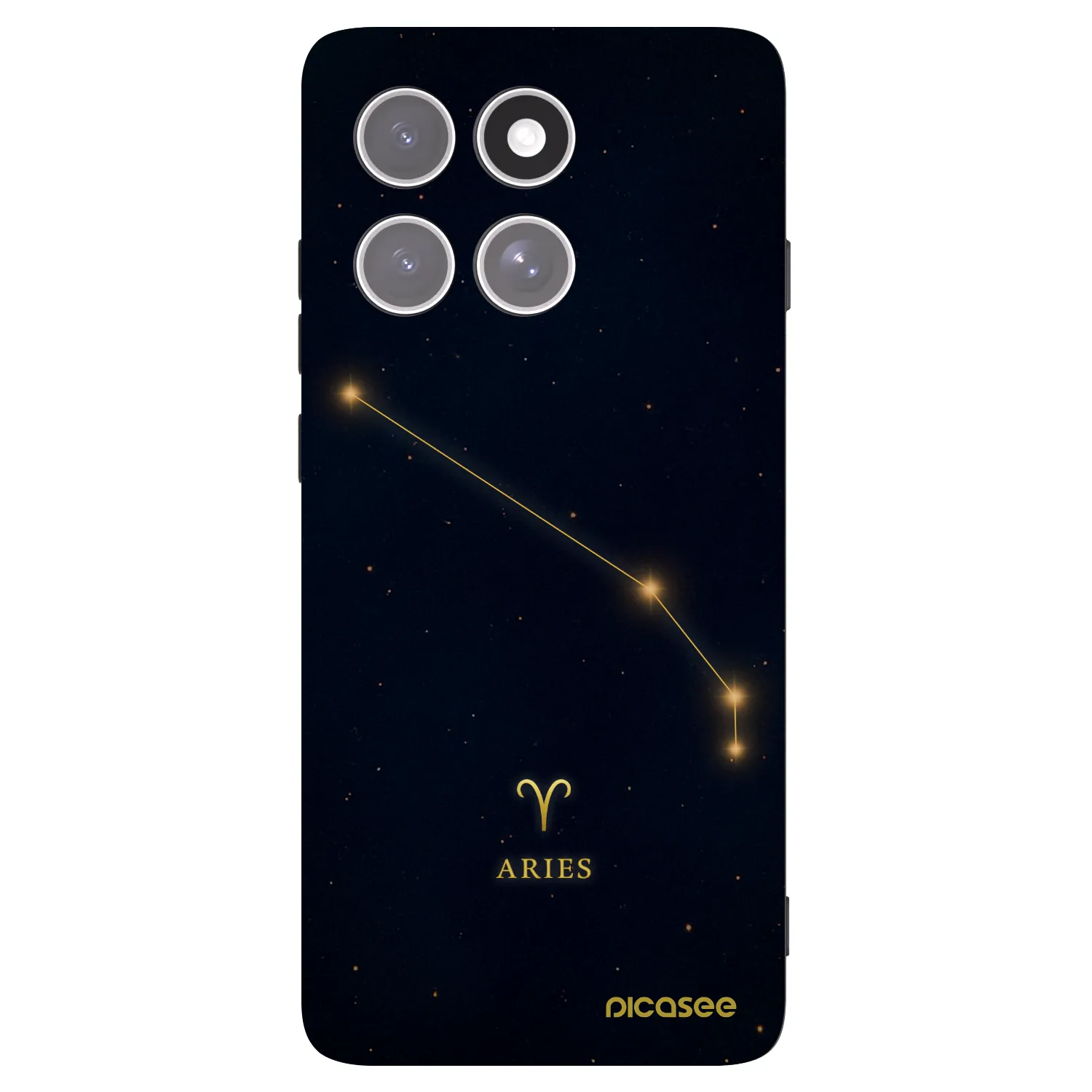 Picasee crna silikonska maskica za Motorola Edge 60 Pro - ARIES