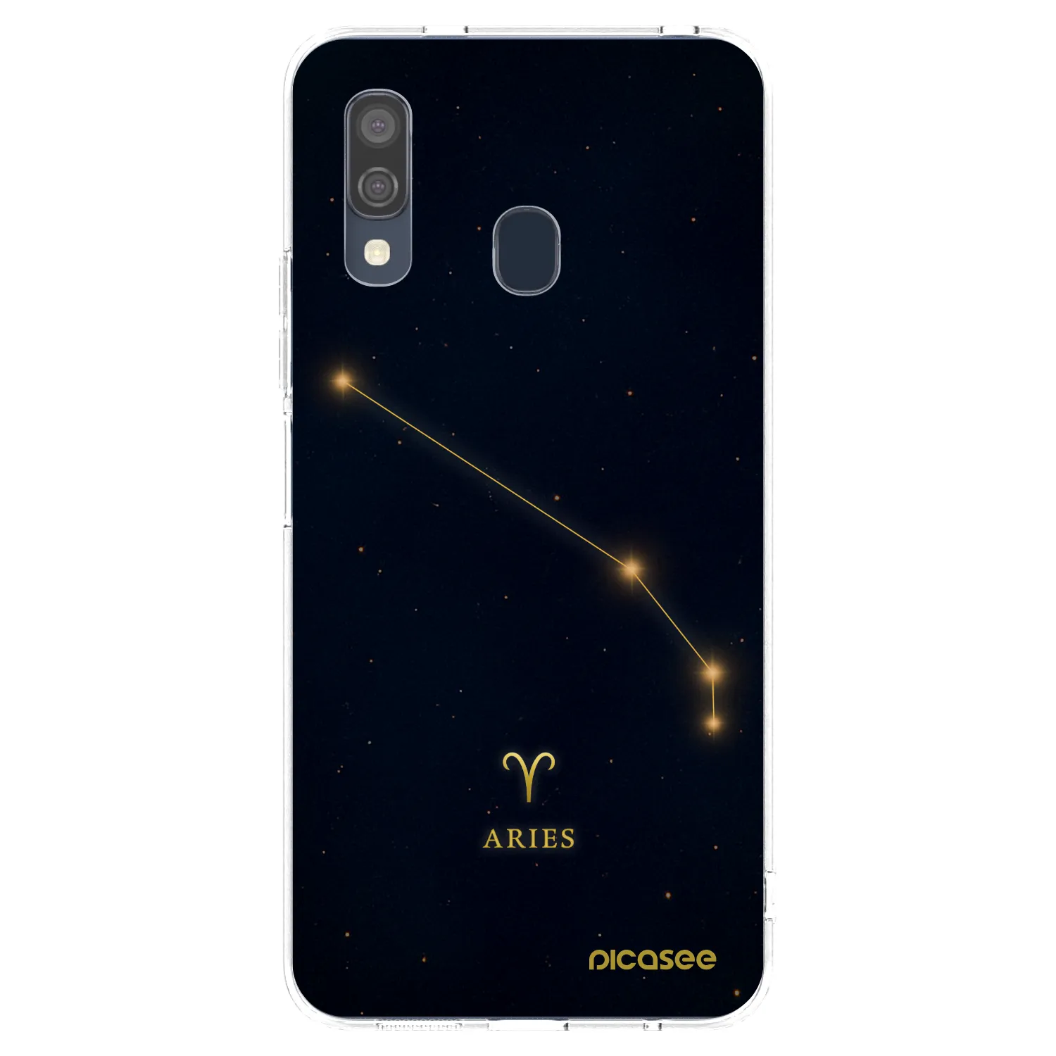 Picasee silikonska prozirna maskica za Samsung Galaxy A40 A405F - ARIES