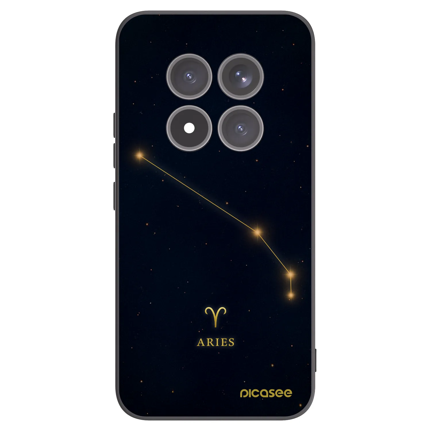 Picasee crna silikonska maskica za Xiaomi Redmi Note 15 Pro+ - ARIES
