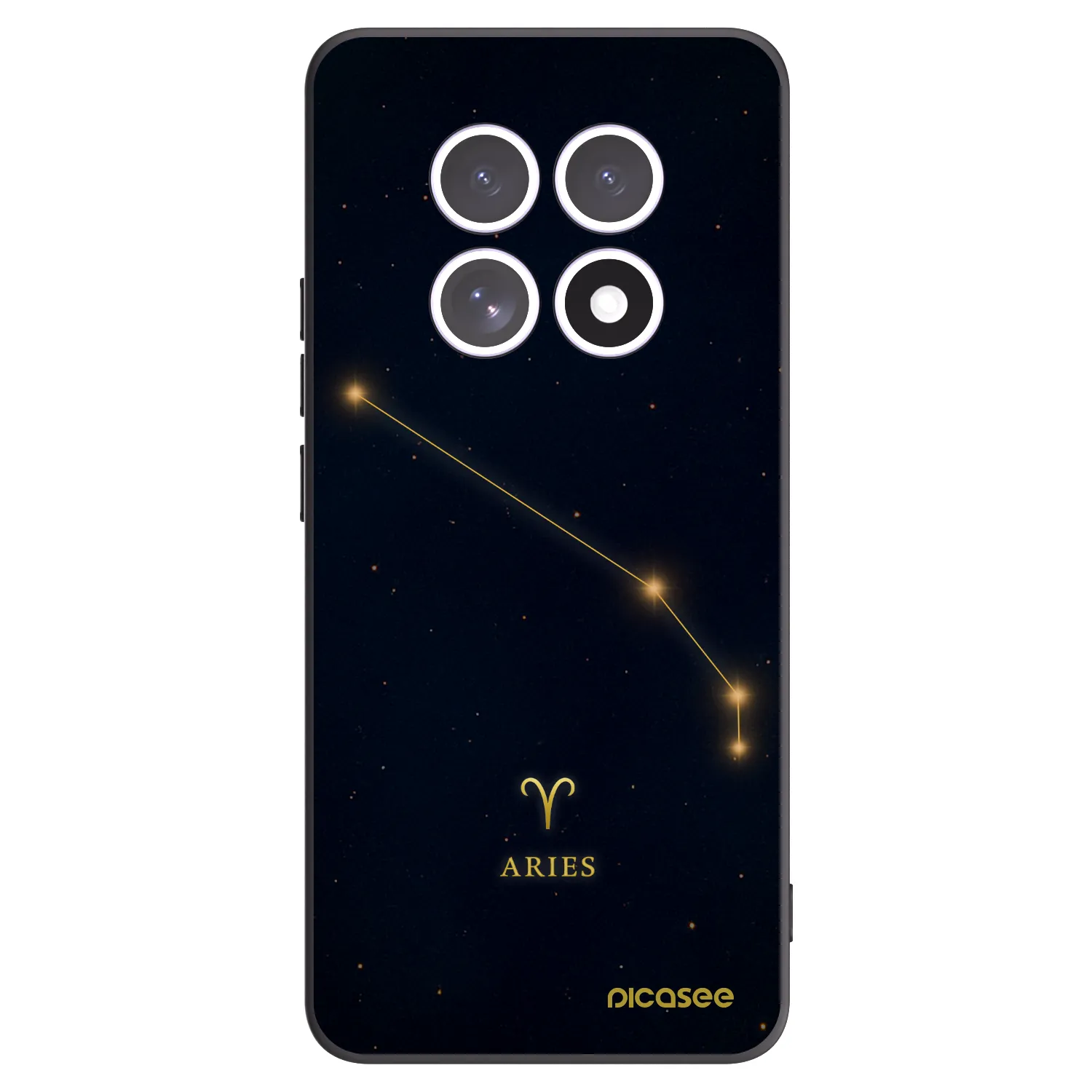 Picasee crna silikonska maskica za Xiaomi Redmi Note 15 - ARIES
